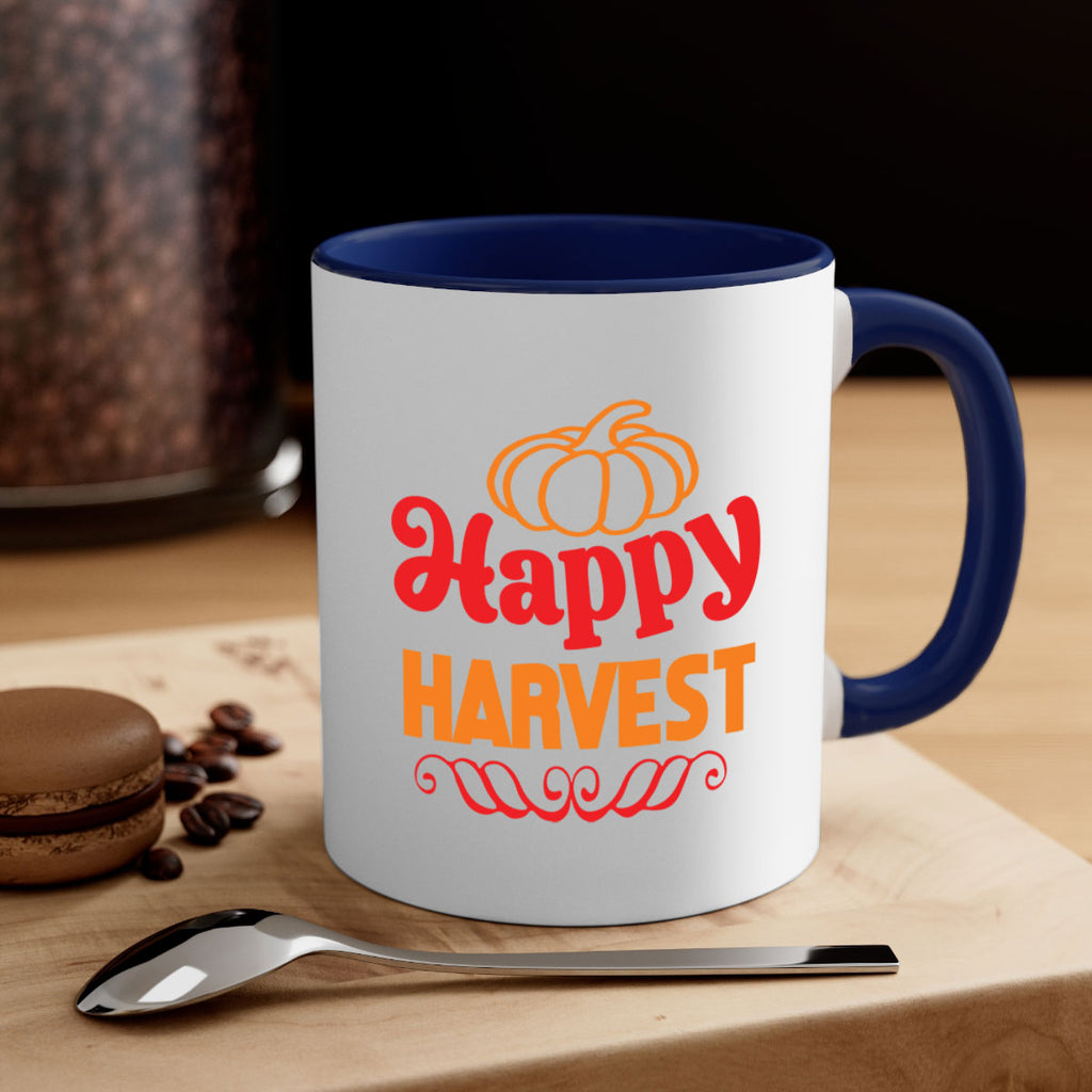 HappyHarvest 256#- fall-Mug / Coffee Cup