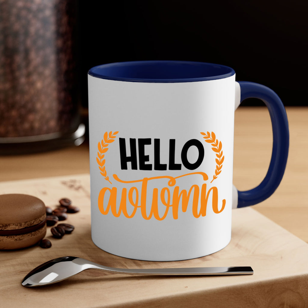 Hello Autumn 493#- fall-Mug / Coffee Cup