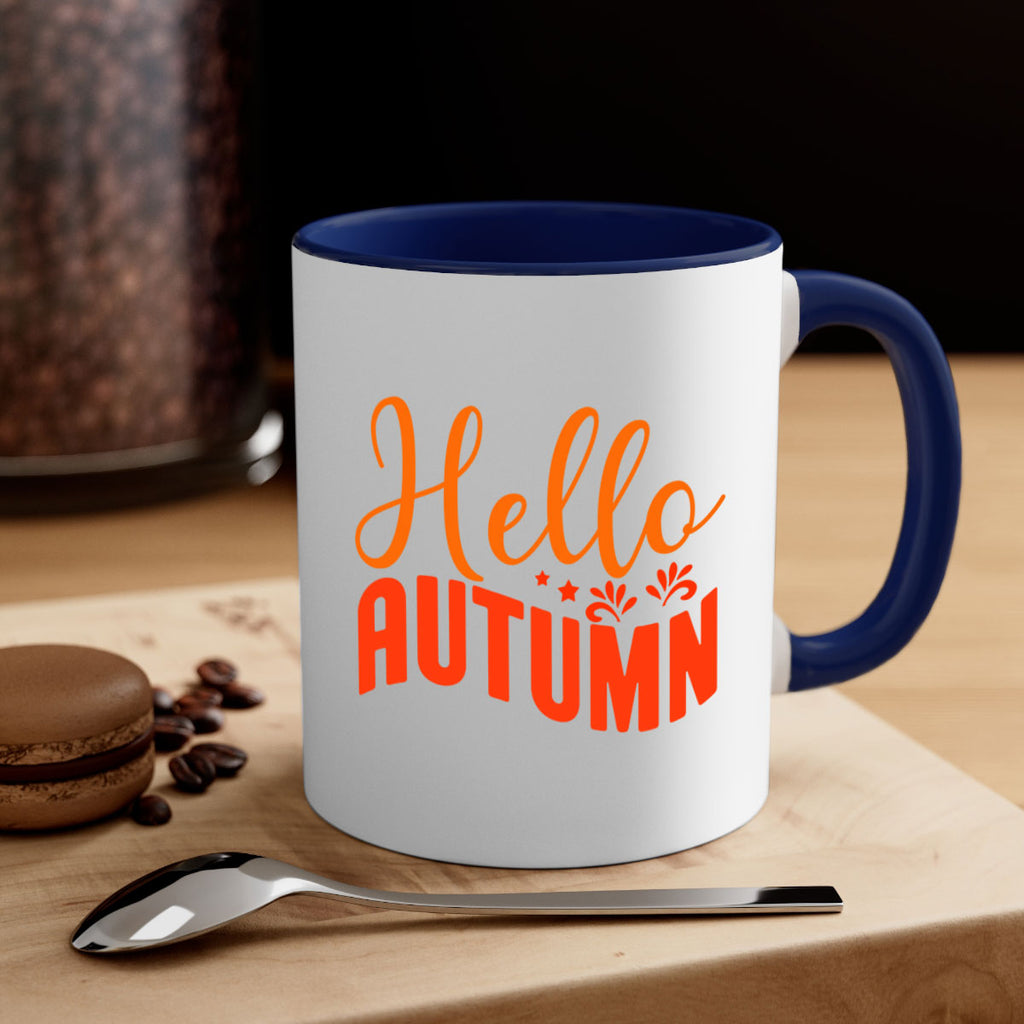 Hello Autumn Design 268#- fall-Mug / Coffee Cup