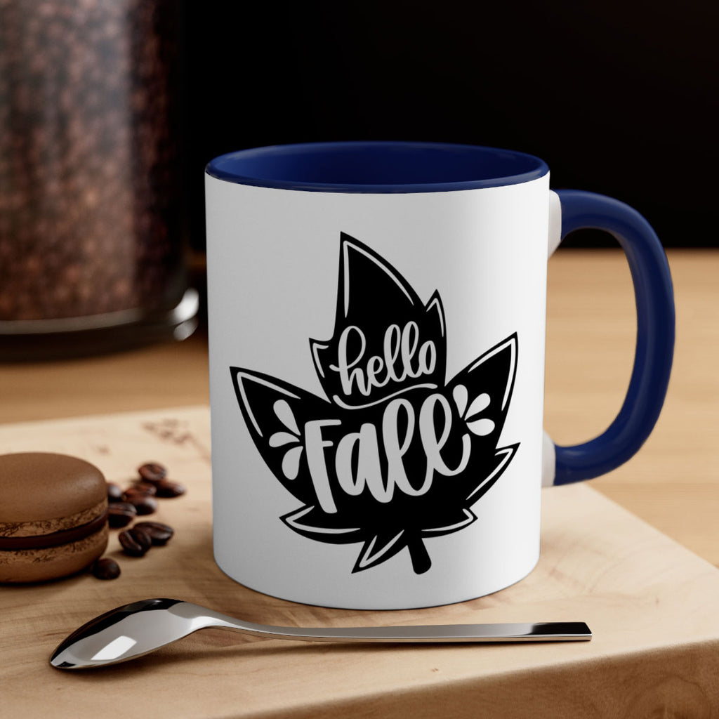 Hello Fall 494#- fall-Mug / Coffee Cup