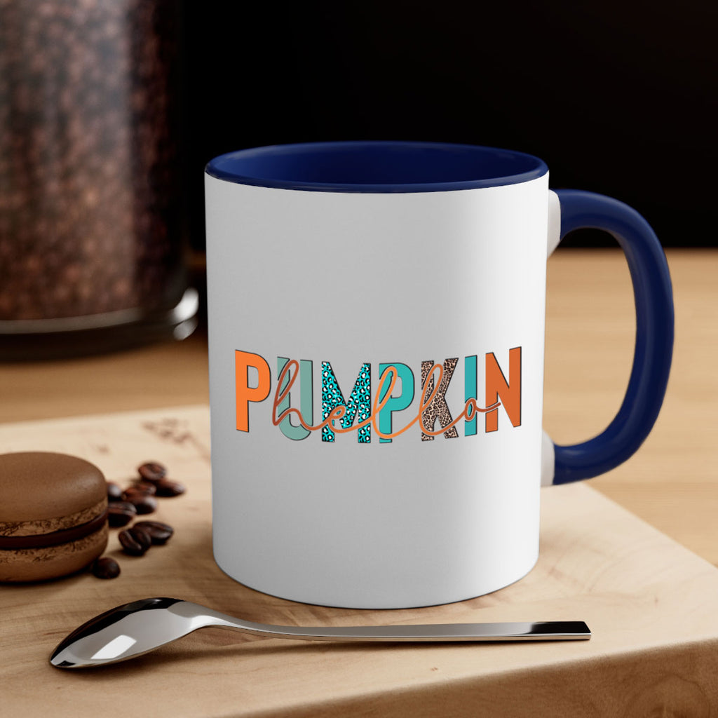 Hello Pumpkin 285#- fall-Mug / Coffee Cup