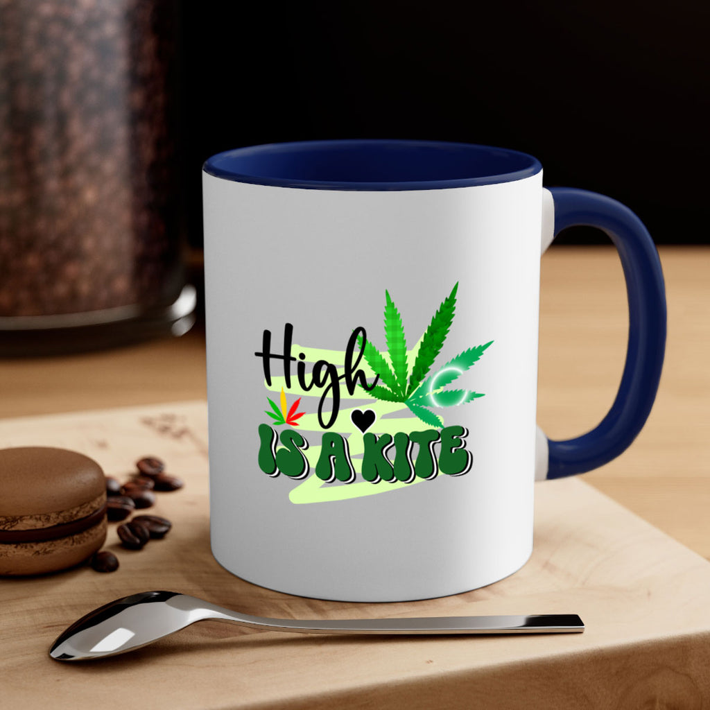 High is a Kite 116#- marijuana-Mug / Coffee Cup