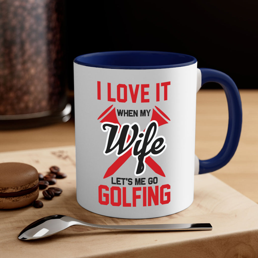 I love 1101#- golf-Mug / Coffee Cup