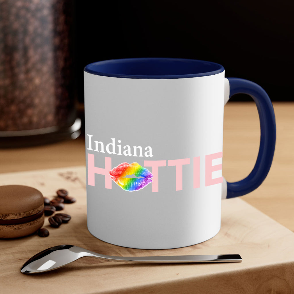 Indiana Hottie with rainbow lips 65#- Hottie Collection-Mug / Coffee Cup