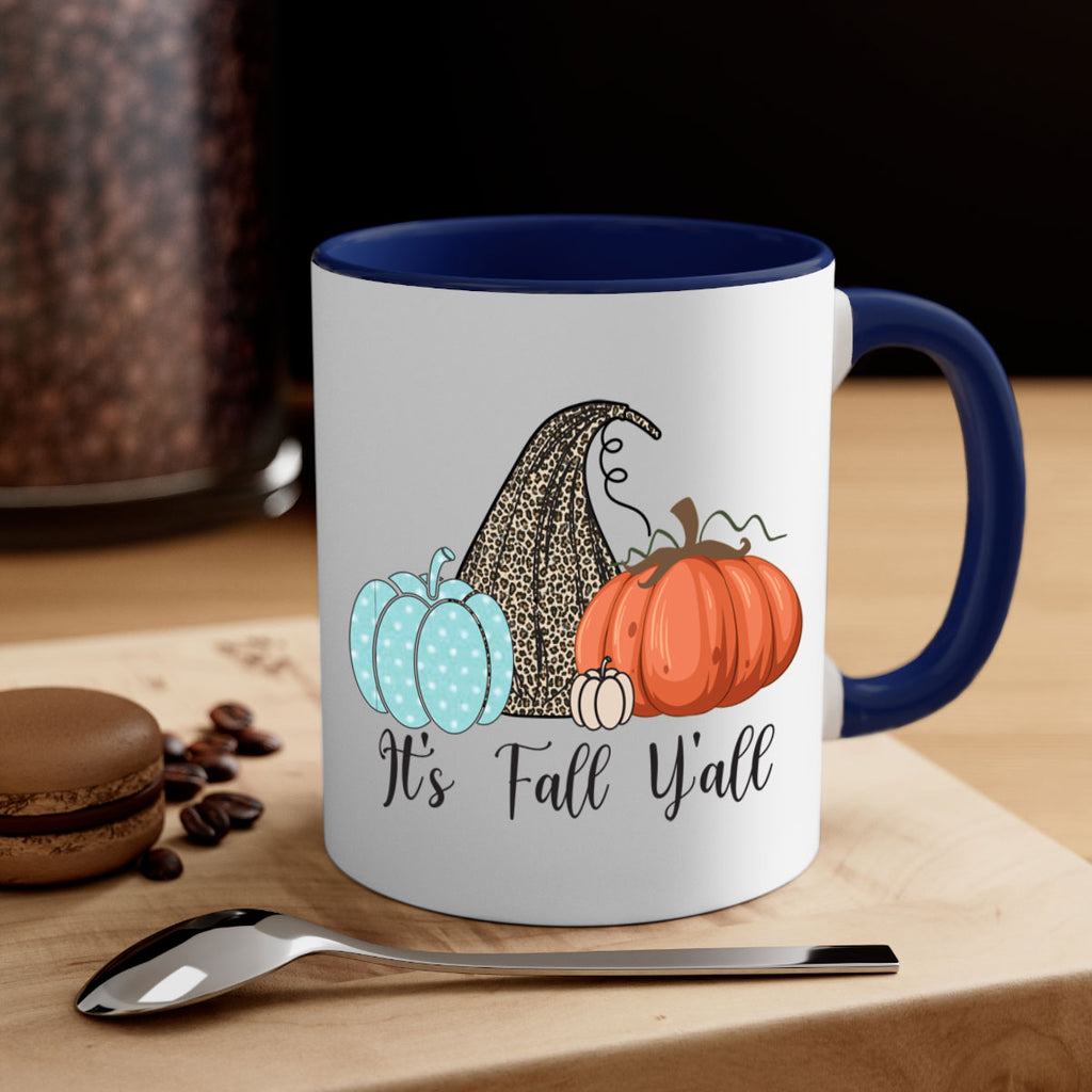 It s Fall Y all Pumpkin 363#- fall-Mug / Coffee Cup