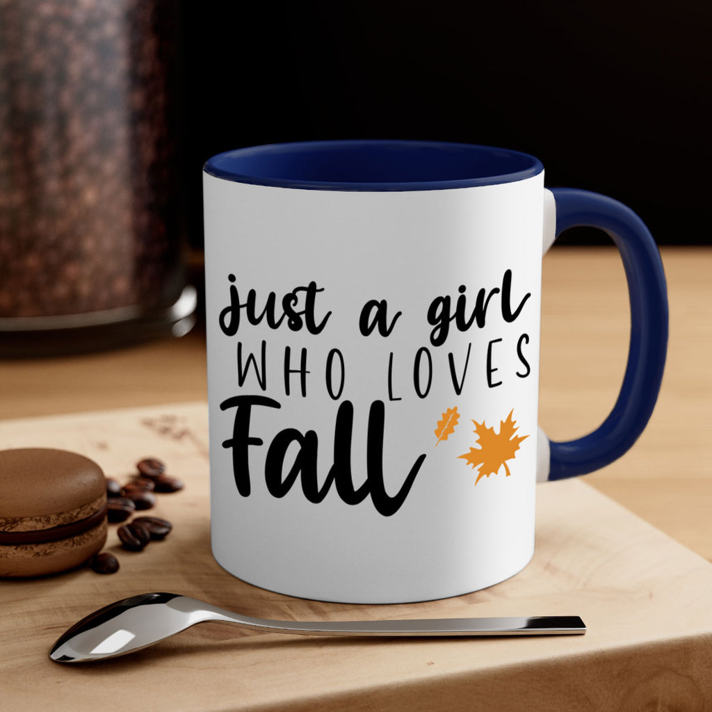 Just A Girl Who Loves Fall 380#- fall-Mug / Coffee Cup