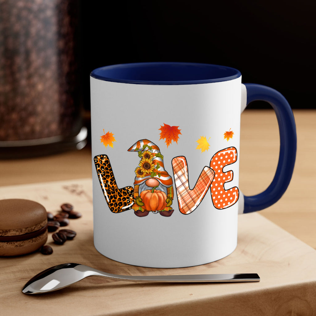 LOVEFallGnomeAutumn 416#- fall-Mug / Coffee Cup