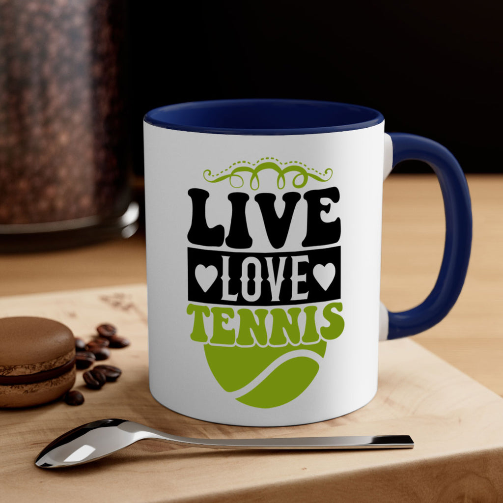 Live Love Tennis 817#- tennis-Mug / Coffee Cup