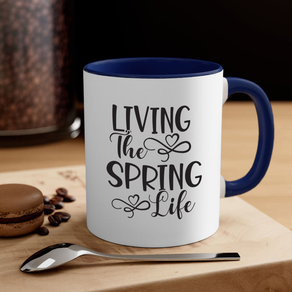 Living the spring life323#- spring-Mug / Coffee Cup