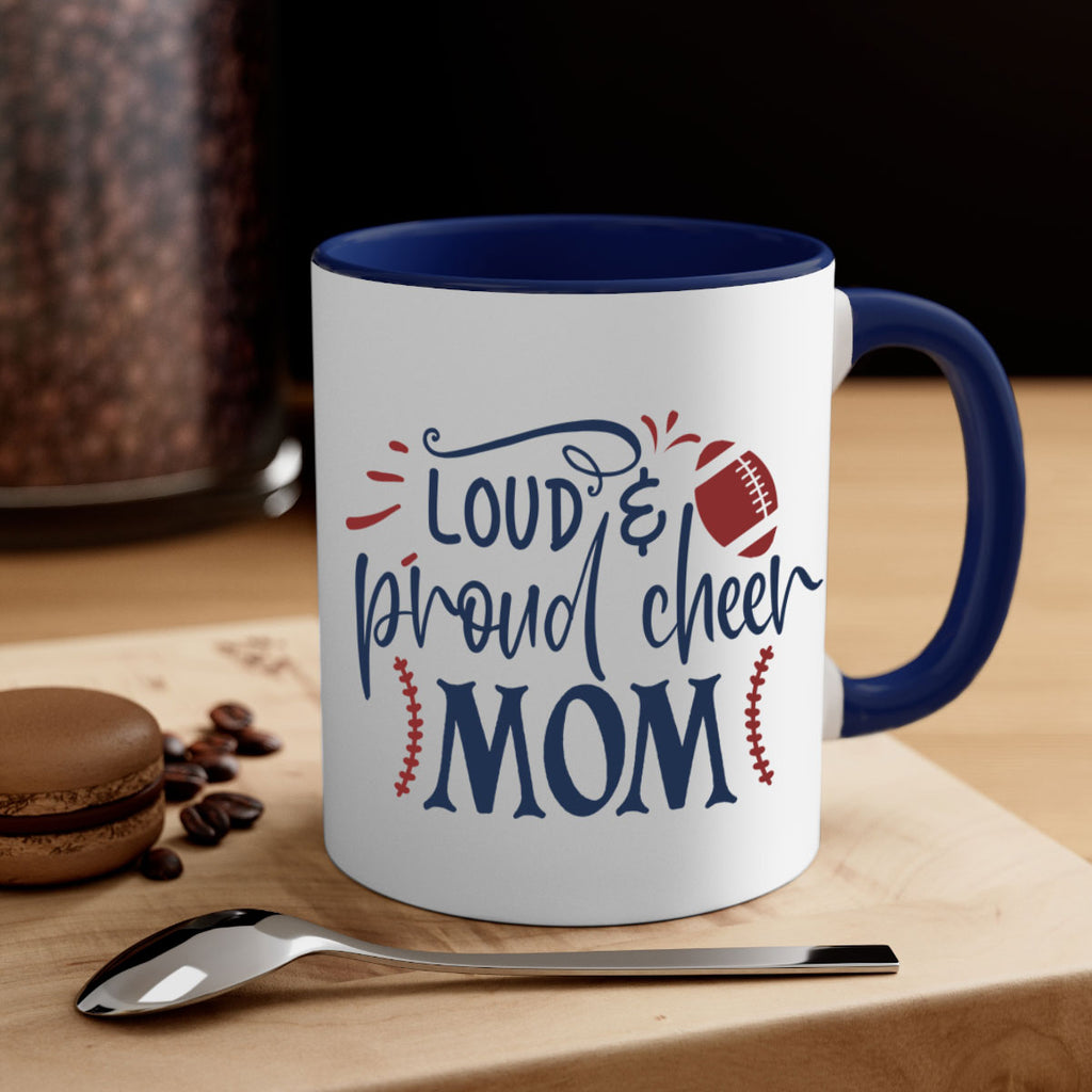 Loud proud cheer mom 1534#- football-Mug / Coffee Cup