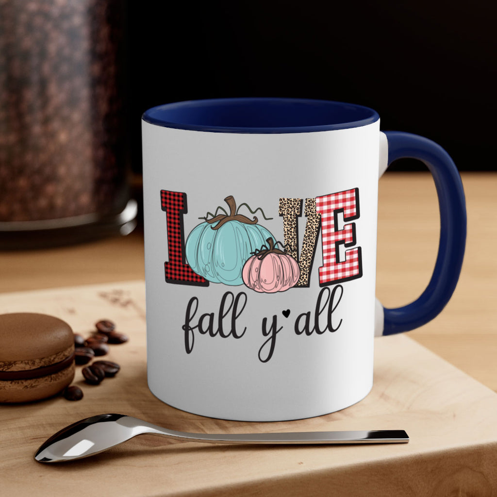 Love Fall Yall 409#- fall-Mug / Coffee Cup