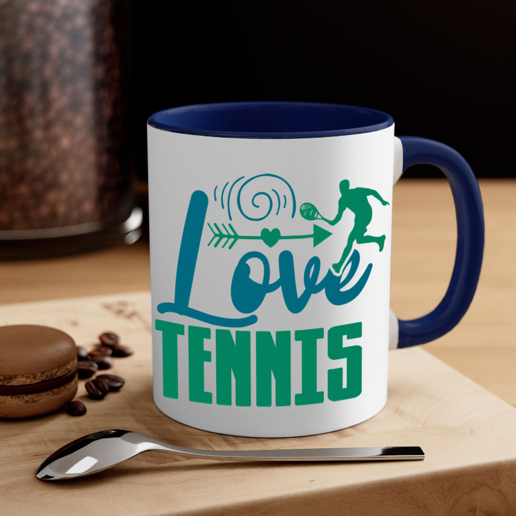 Love Tennis 729#- tennis-Mug / Coffee Cup