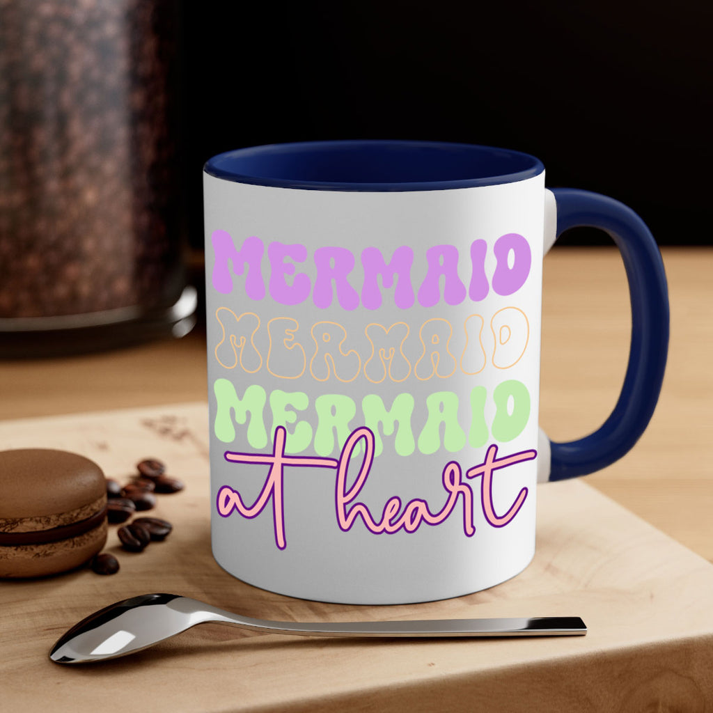 Mermaid At Heart 394#- mermaid-Mug / Coffee Cup