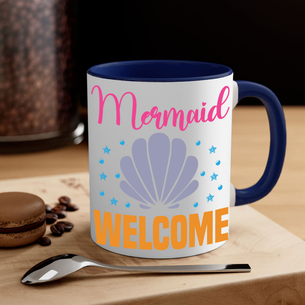 Mermaid Welcome Design 467#- mermaid-Mug / Coffee Cup