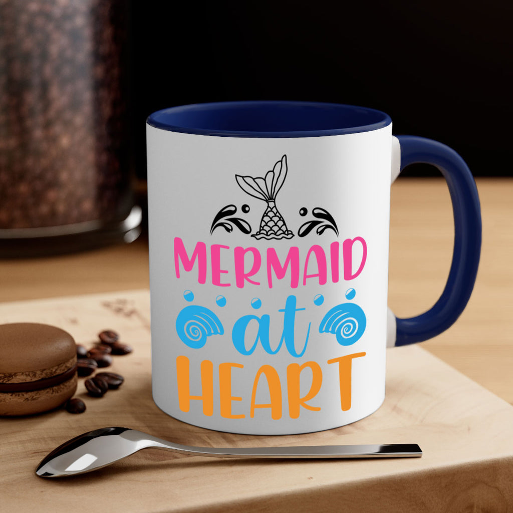 Mermaid at heart Design 396#- mermaid-Mug / Coffee Cup