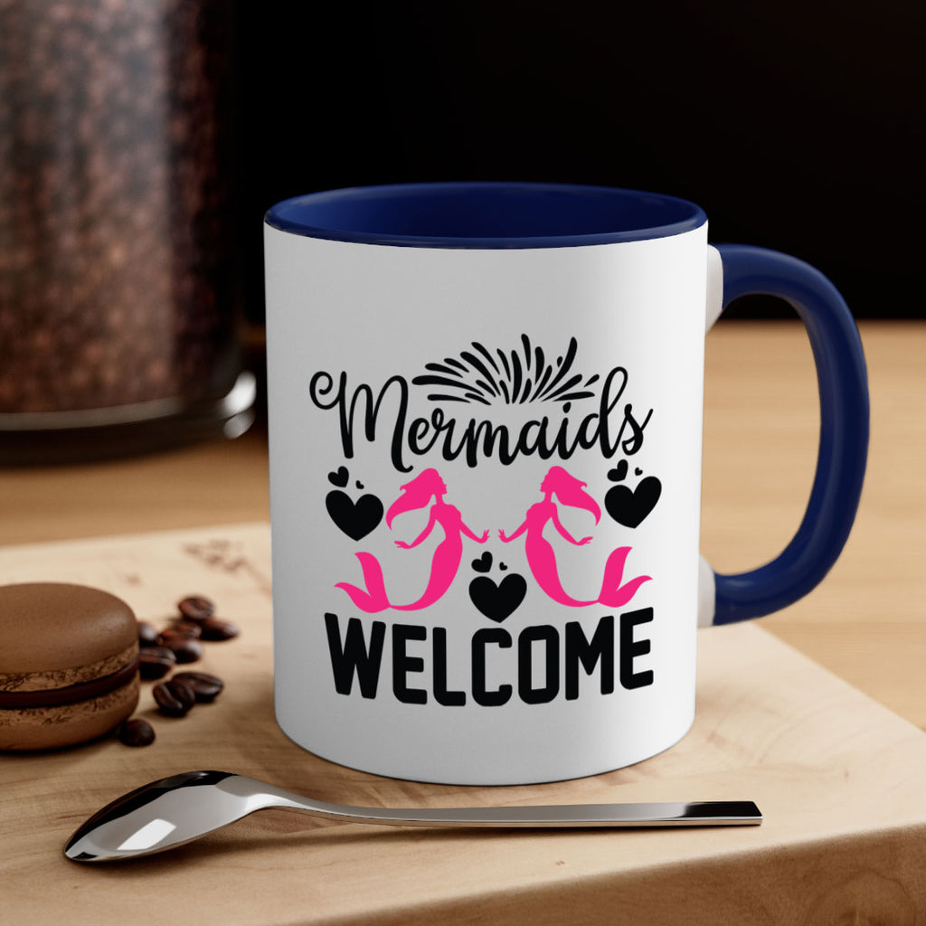 Mermaids Welcome 499#- mermaid-Mug / Coffee Cup