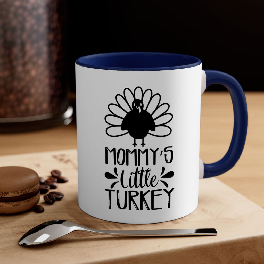 Mommy s Little Turkey 427#- fall-Mug / Coffee Cup