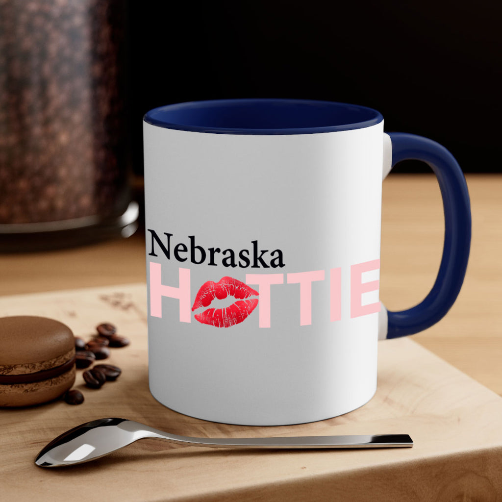 Nebraska Hottie With Red Lips 27#- Hottie Collection-Mug / Coffee Cup