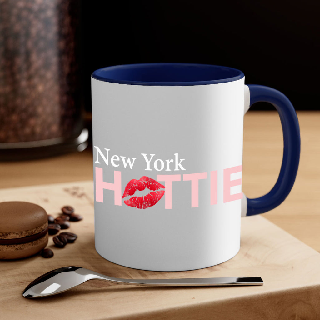 New York Hottie With Red Lips 86#- Hottie Collection-Mug / Coffee Cup