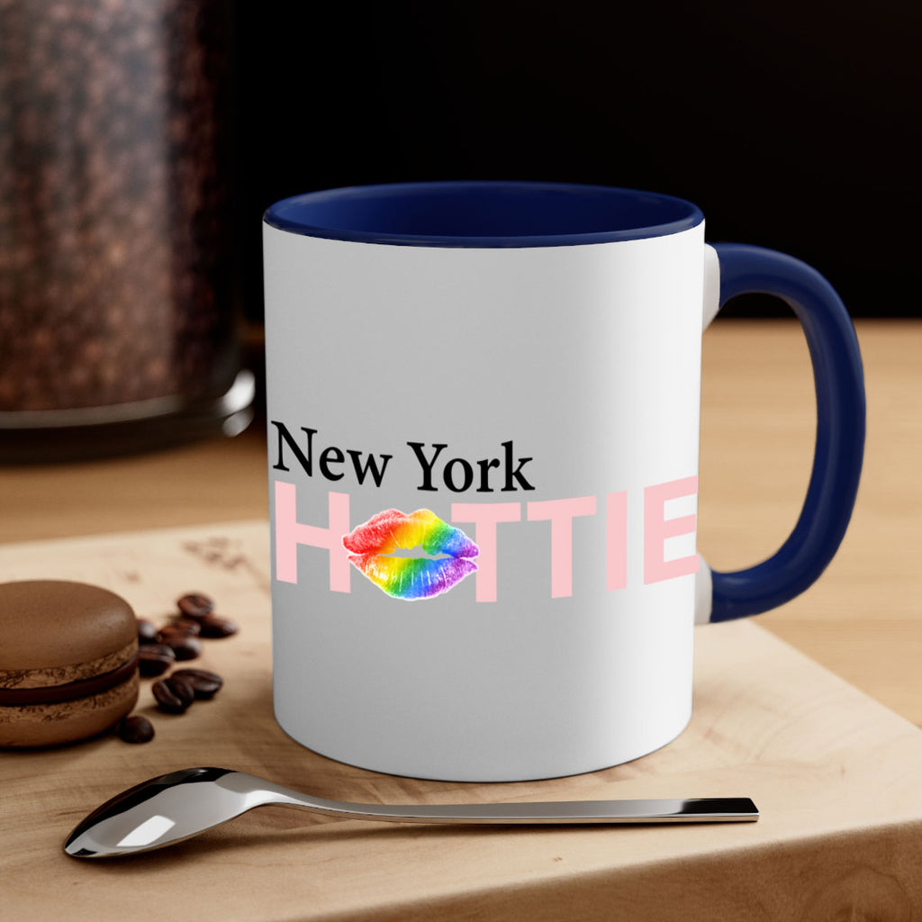 New York Hottie with rainbow lips 32#- Hottie Collection-Mug / Coffee Cup