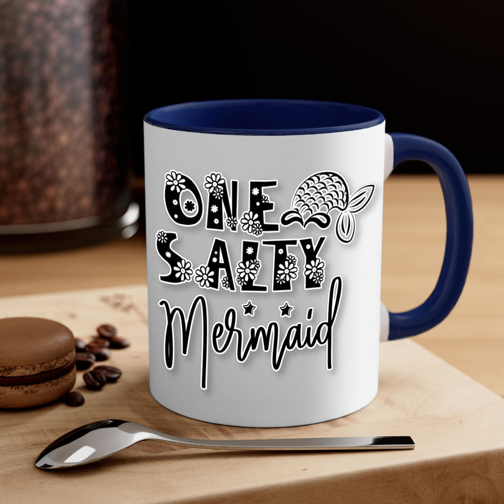 One Salty Mermaid 527#- mermaid-Mug / Coffee Cup