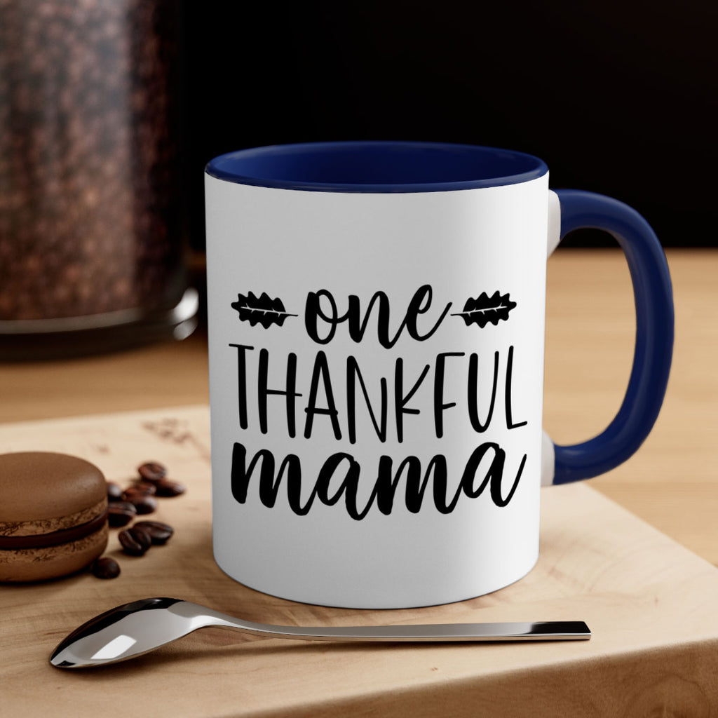 One Thankful Mama 464#- fall-Mug / Coffee Cup