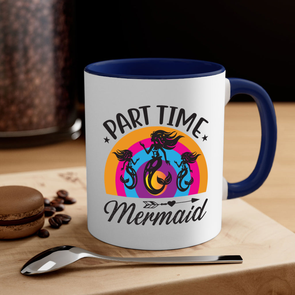 Part time mermaid 534#- mermaid-Mug / Coffee Cup