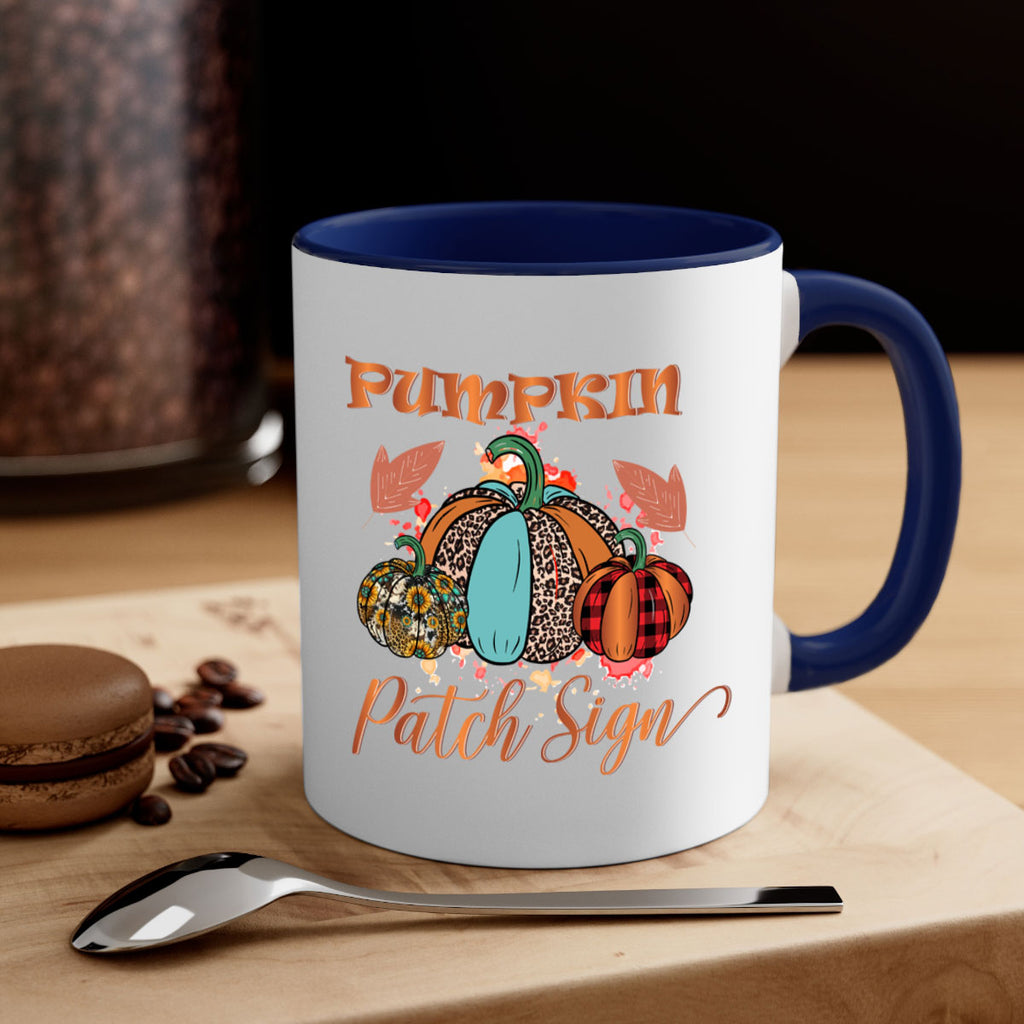 Pumpkin Patch Sign 530#- fall-Mug / Coffee Cup