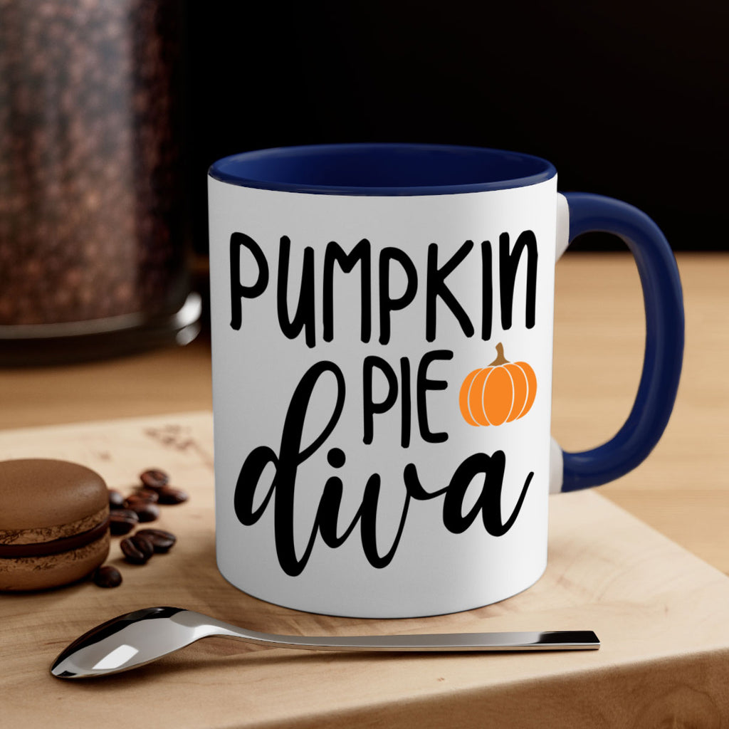 Pumpkin Pie Diva 532#- fall-Mug / Coffee Cup