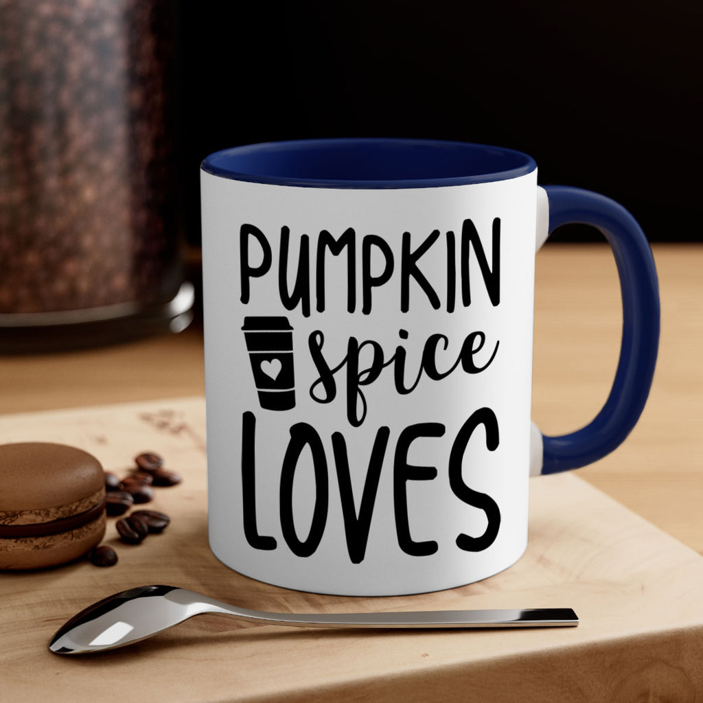 Pumpkin Spice Loves 555#- fall-Mug / Coffee Cup