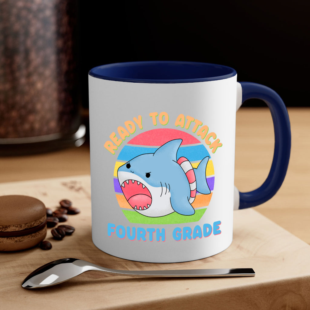 Ready to Attack 4th Grade 20#- 4th grade-Mug / Coffee Cup