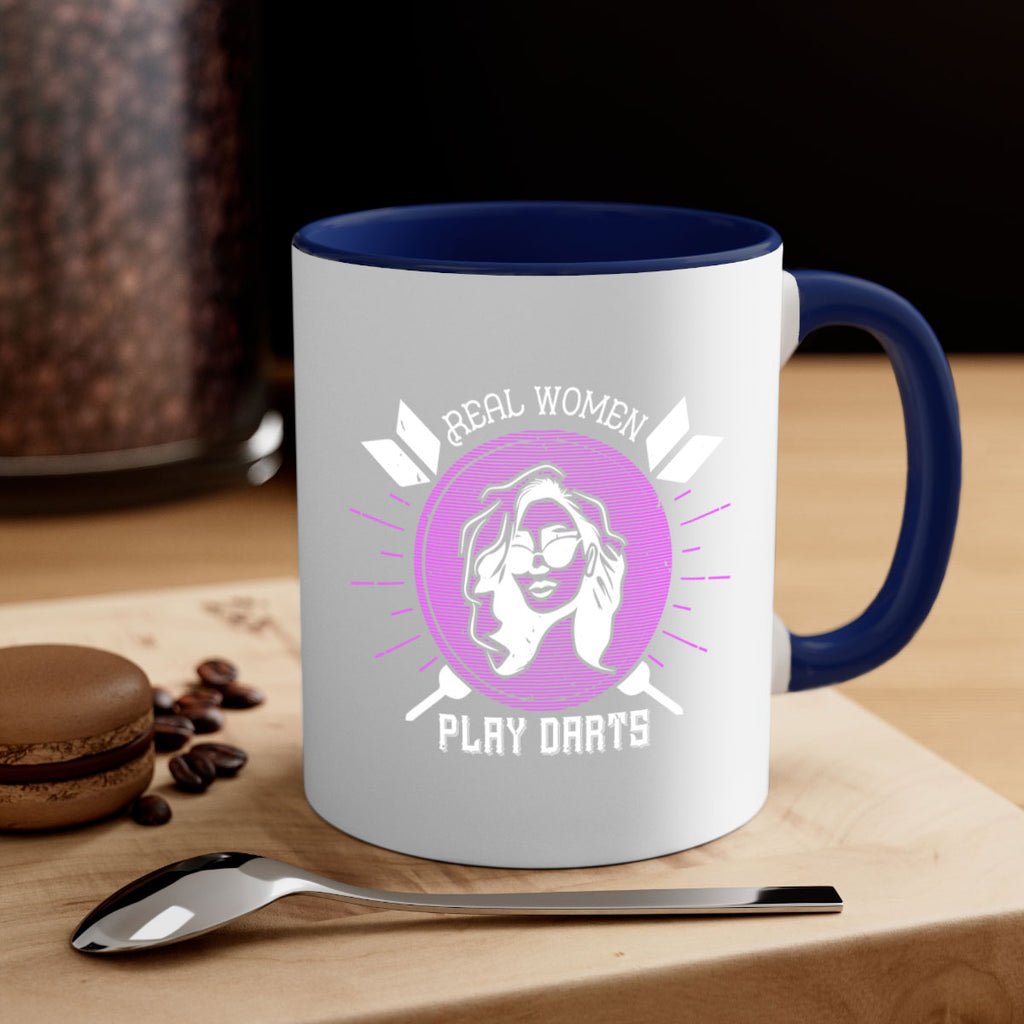 Real women play darts 1855#- darts-Mug / Coffee Cup