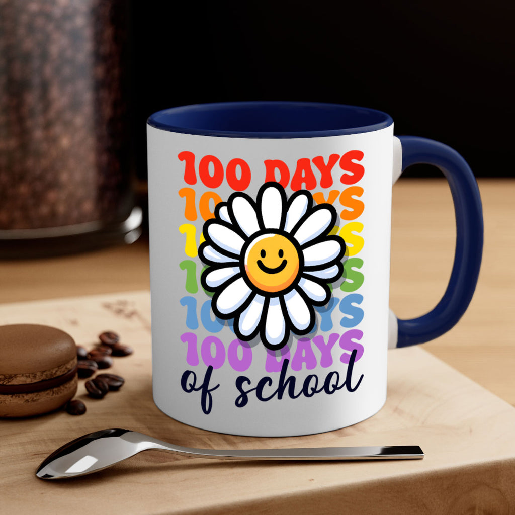 Retro Flower 100 Days Of 56#- 100 days-Mug / Coffee Cup