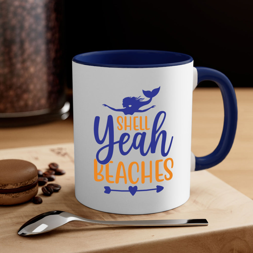 Shell Yeah Beaches 584#- mermaid-Mug / Coffee Cup