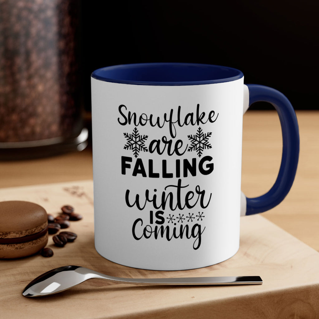 Snowflake Are Falling Winter Is 375#- winter-Mug / Coffee Cup