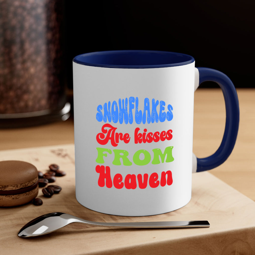 Snowflakes are kisses from heaven 377#- winter-Mug / Coffee Cup