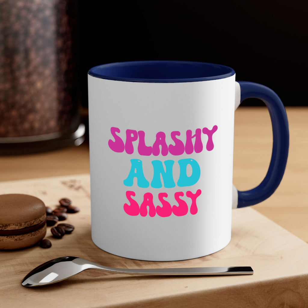 Splashy And Sassy 622#- mermaid-Mug / Coffee Cup