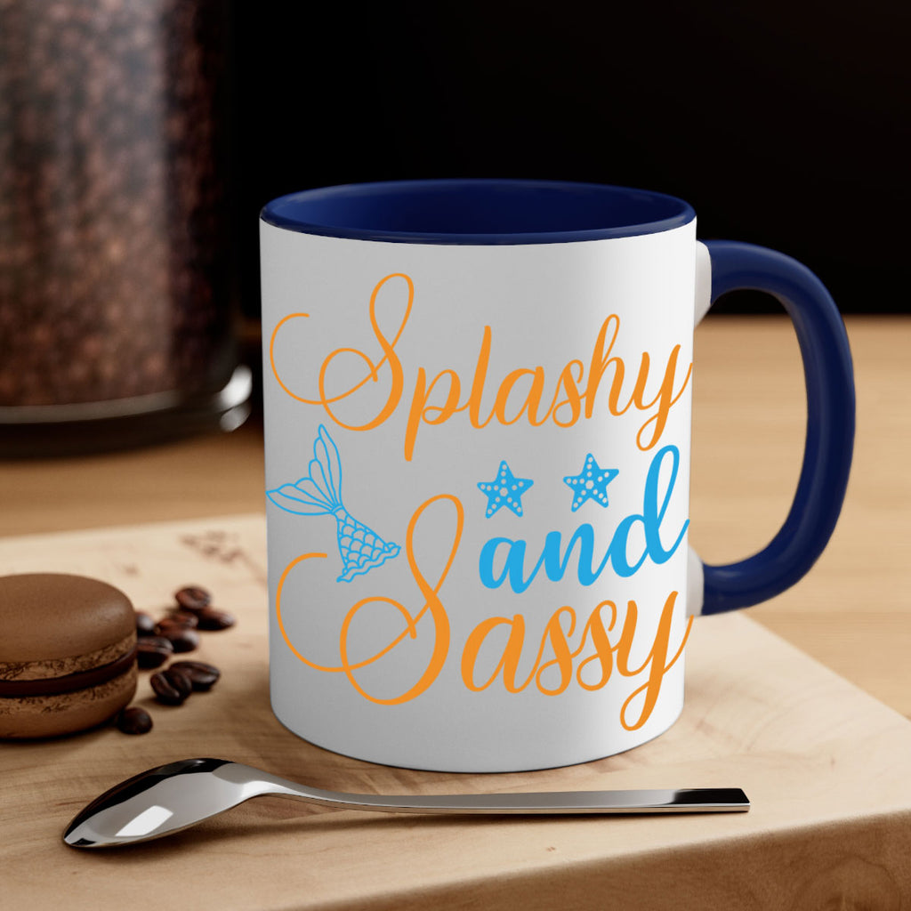 Splashy and Sassy Design 625#- mermaid-Mug / Coffee Cup