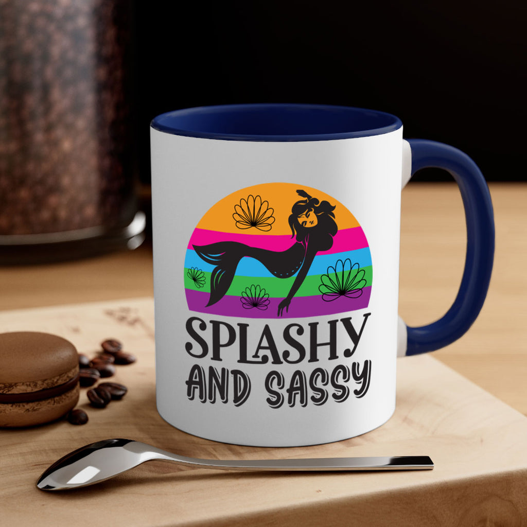 Splashy and sassy 623#- mermaid-Mug / Coffee Cup