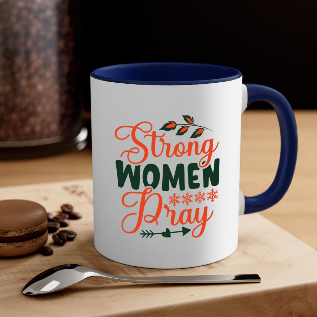 Strong Women Pray 395#- winter-Mug / Coffee Cup