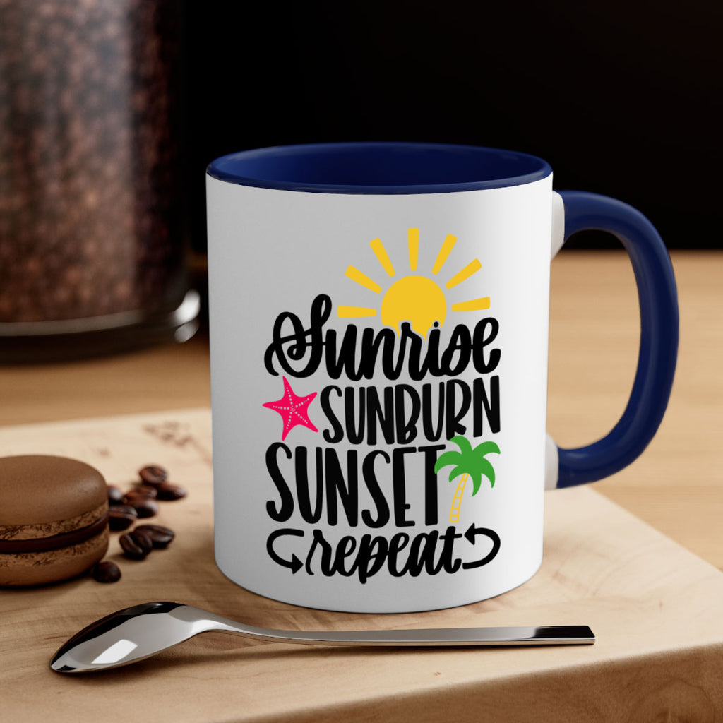 Sunrise Sunburn Sunset Repeat Style 16#- Summer-Mug / Coffee Cup