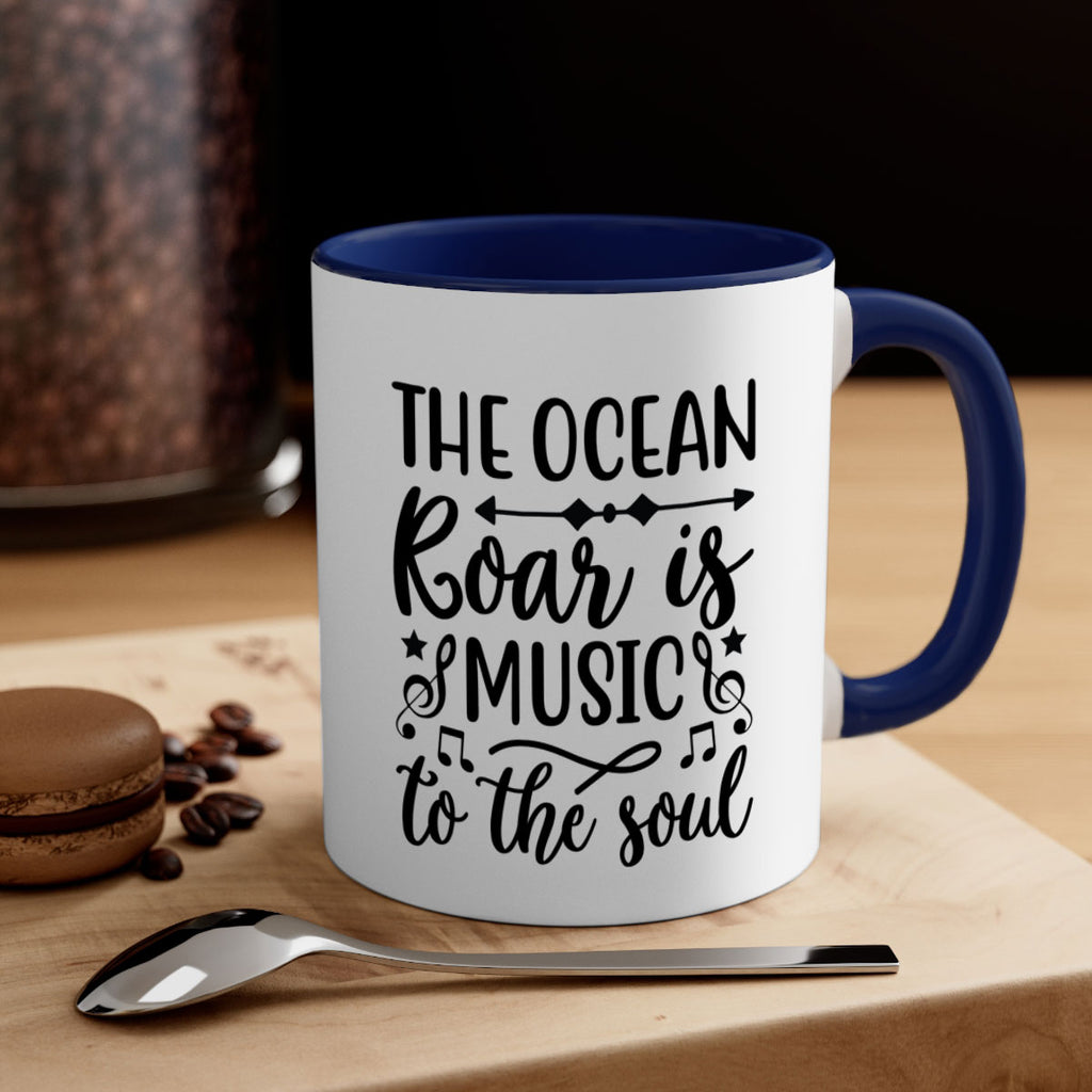 The ocean roar is music 631#- mermaid-Mug / Coffee Cup