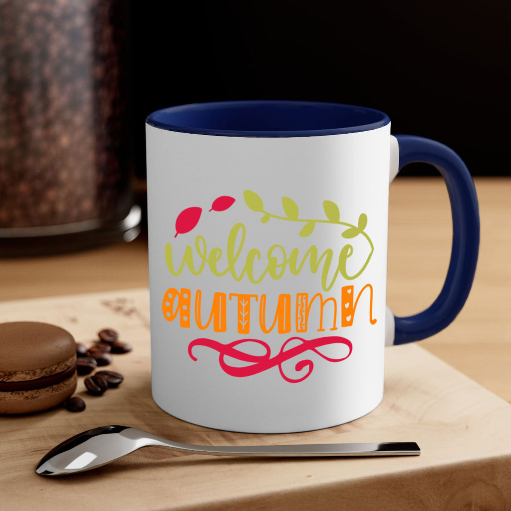 Welcome Autumn 629#- fall-Mug / Coffee Cup