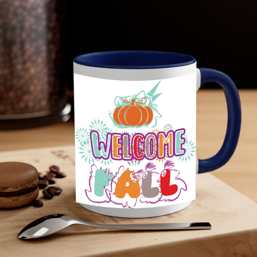 WelcomeFalldesign 638#- fall-Mug / Coffee Cup