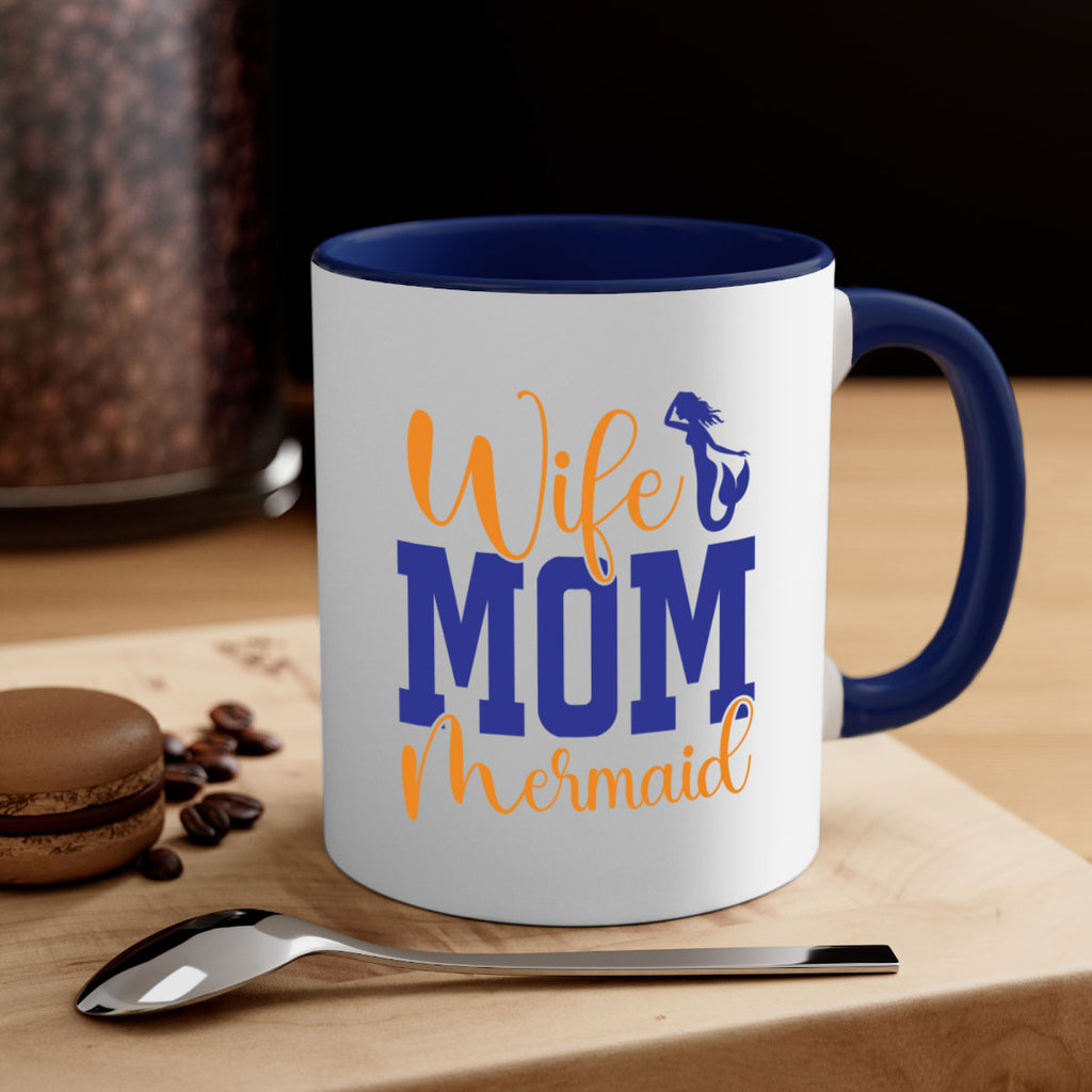 Wife Mom Mermaid 668#- mermaid-Mug / Coffee Cup