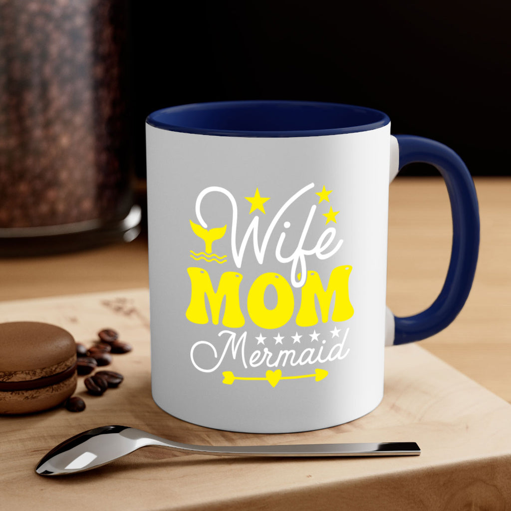 Wife Mom Mermaid 669#- mermaid-Mug / Coffee Cup