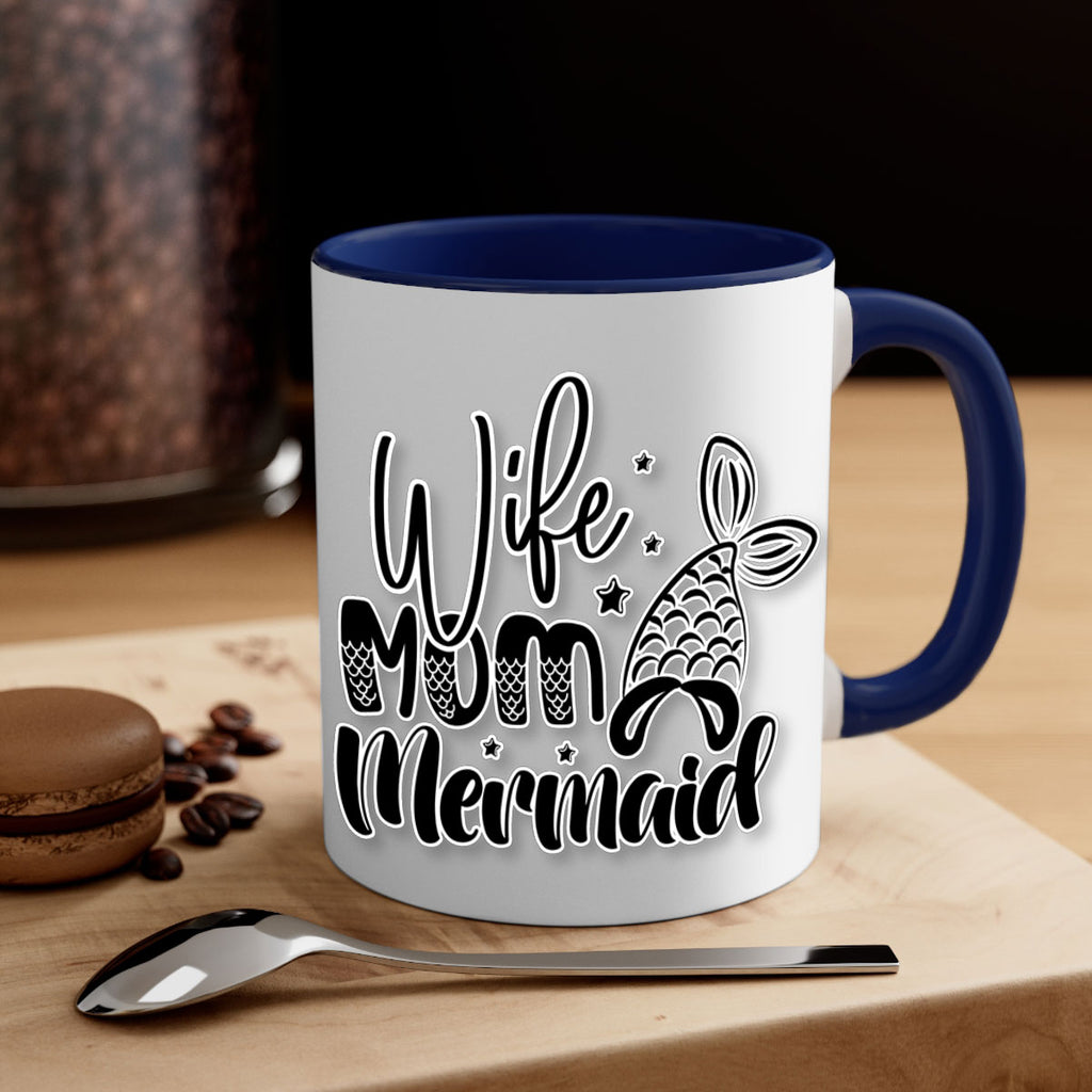 Wife Mom Mermaid 675#- mermaid-Mug / Coffee Cup