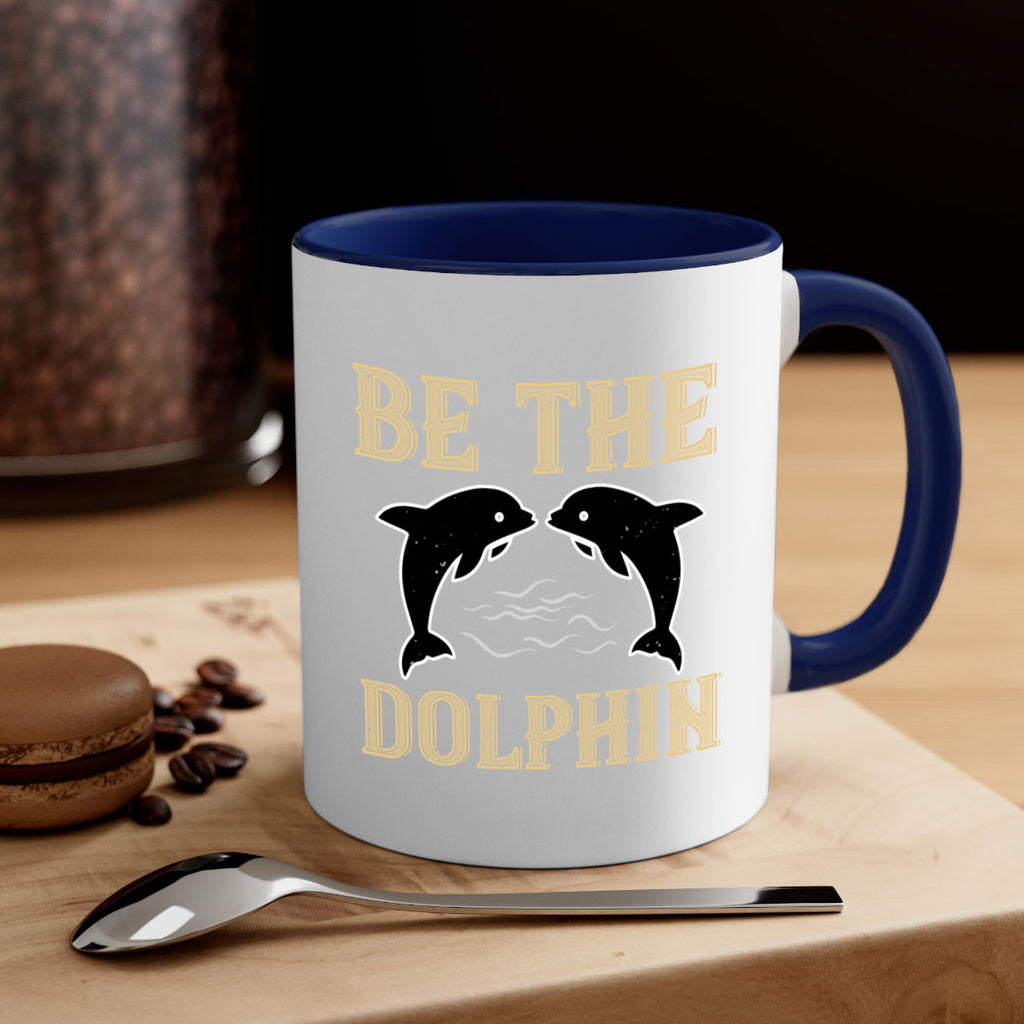 be the dolphin 1428#- swimming-Mug / Coffee Cup