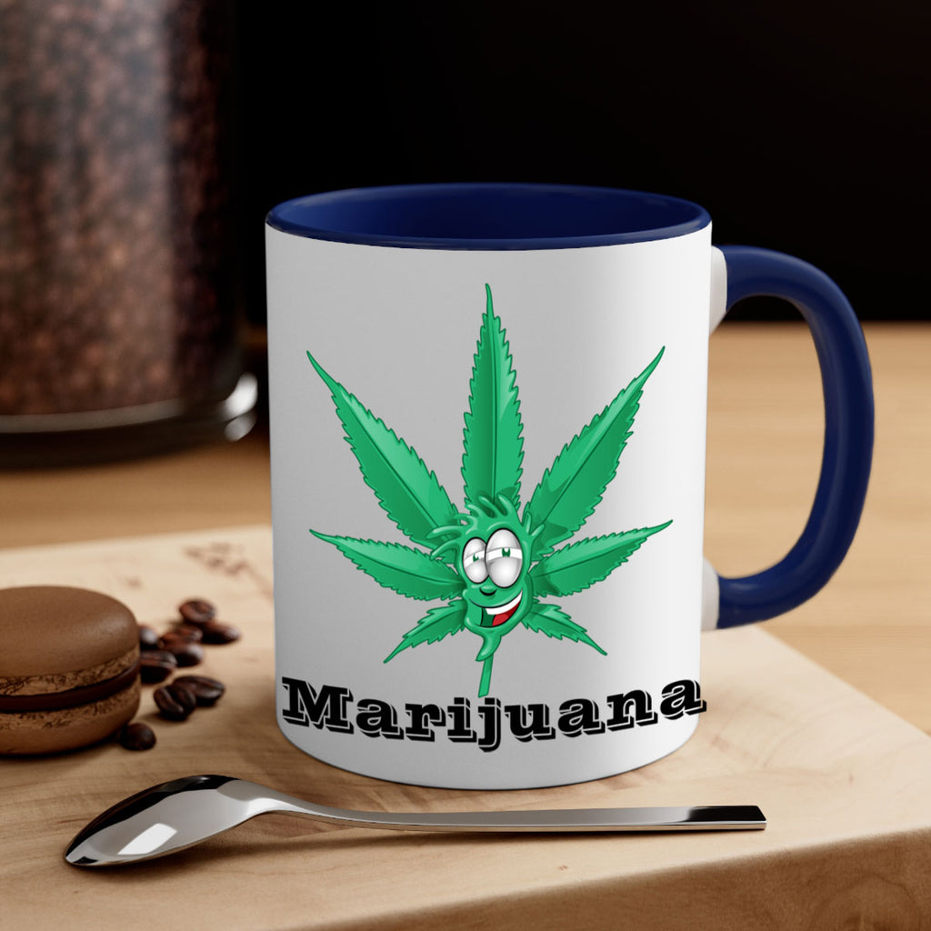 marijuana happy face 199#- marijuana-Mug / Coffee Cup