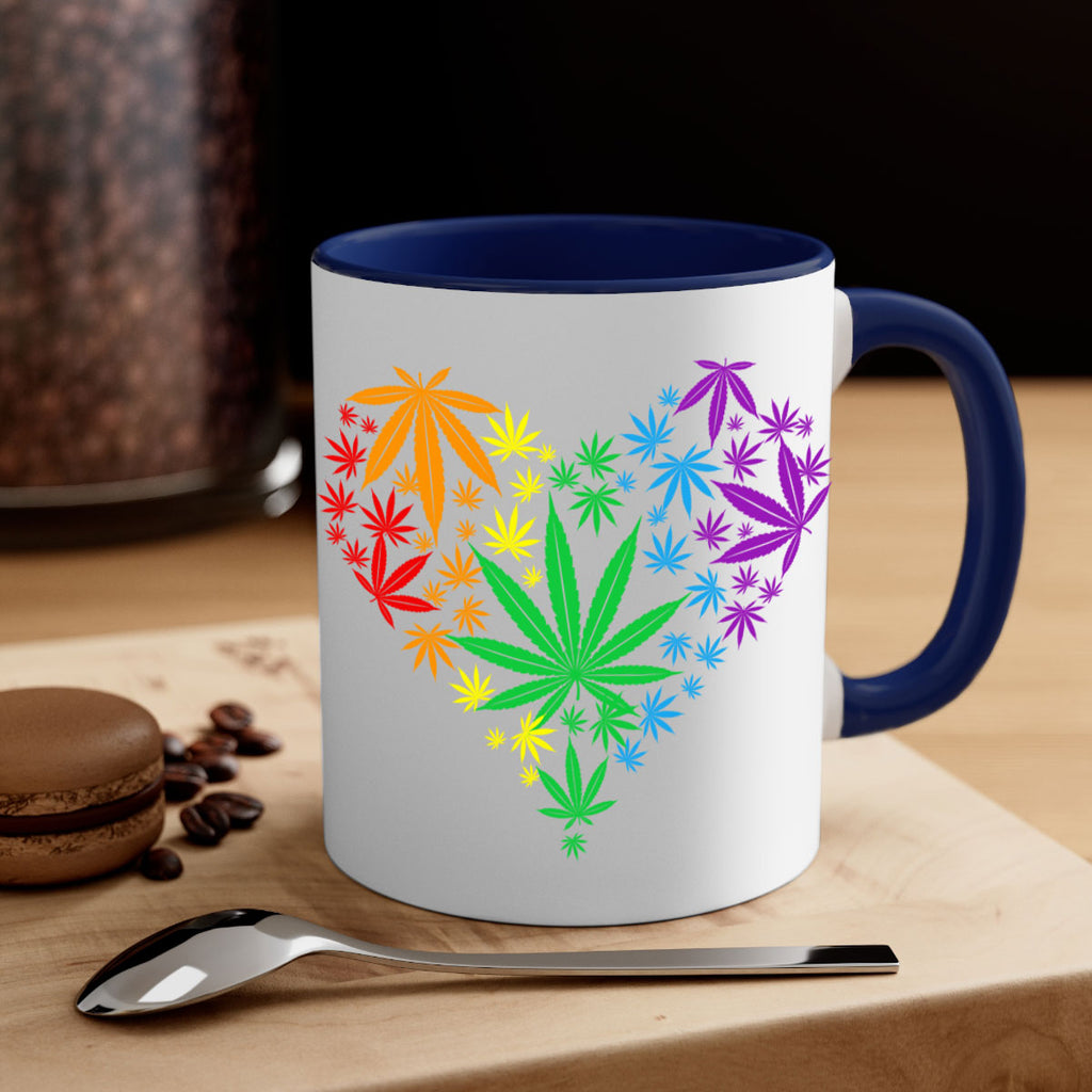 marijuana heart 200#- marijuana-Mug / Coffee Cup